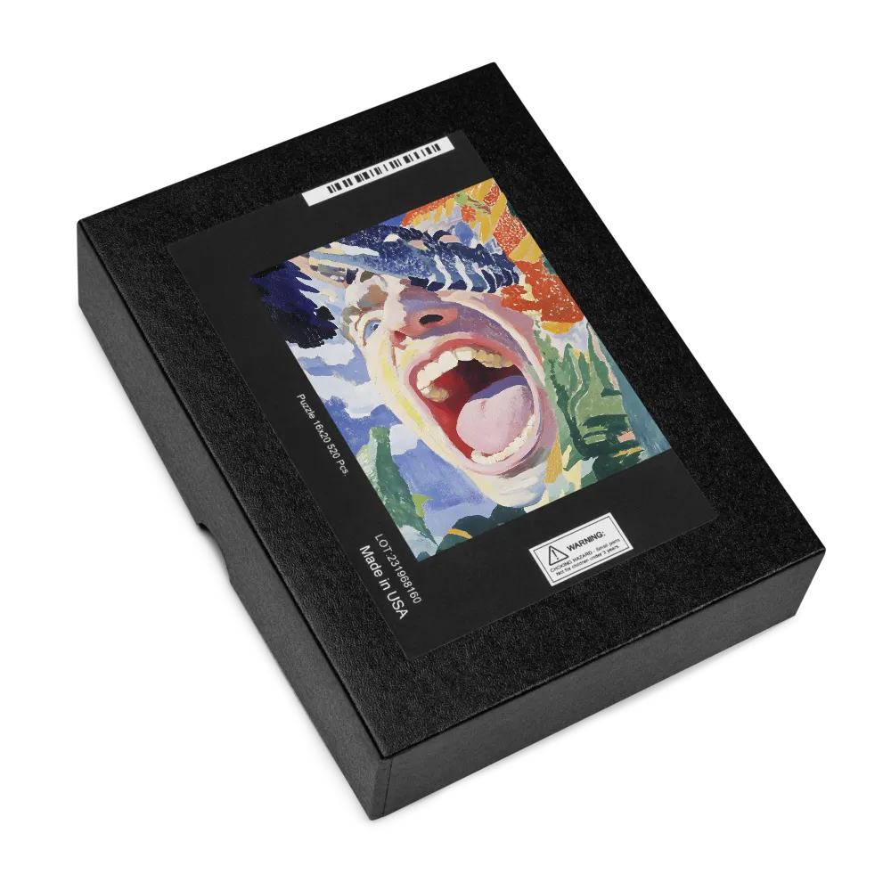 The Scream of Expression 
 Jigsaw Puzzle in Tin Box