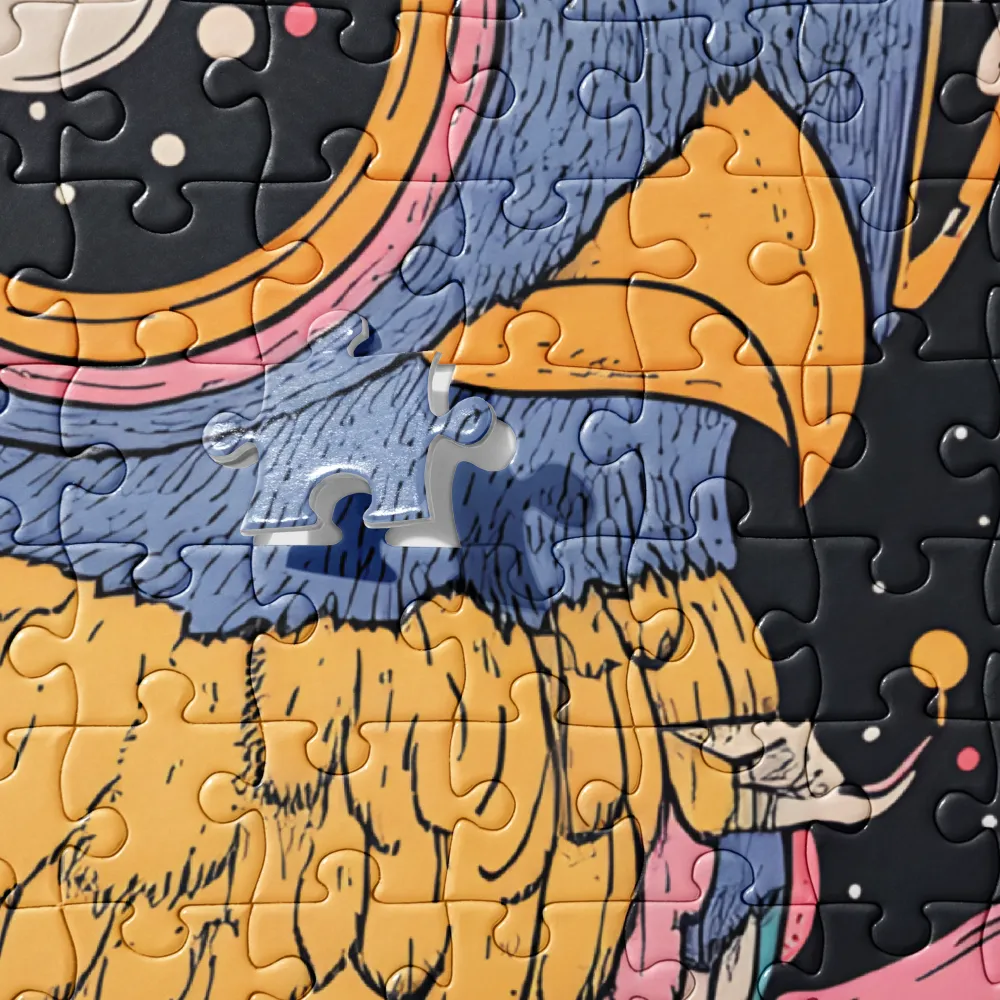 Cosmic Owl Perch 
 Jigsaw Puzzle