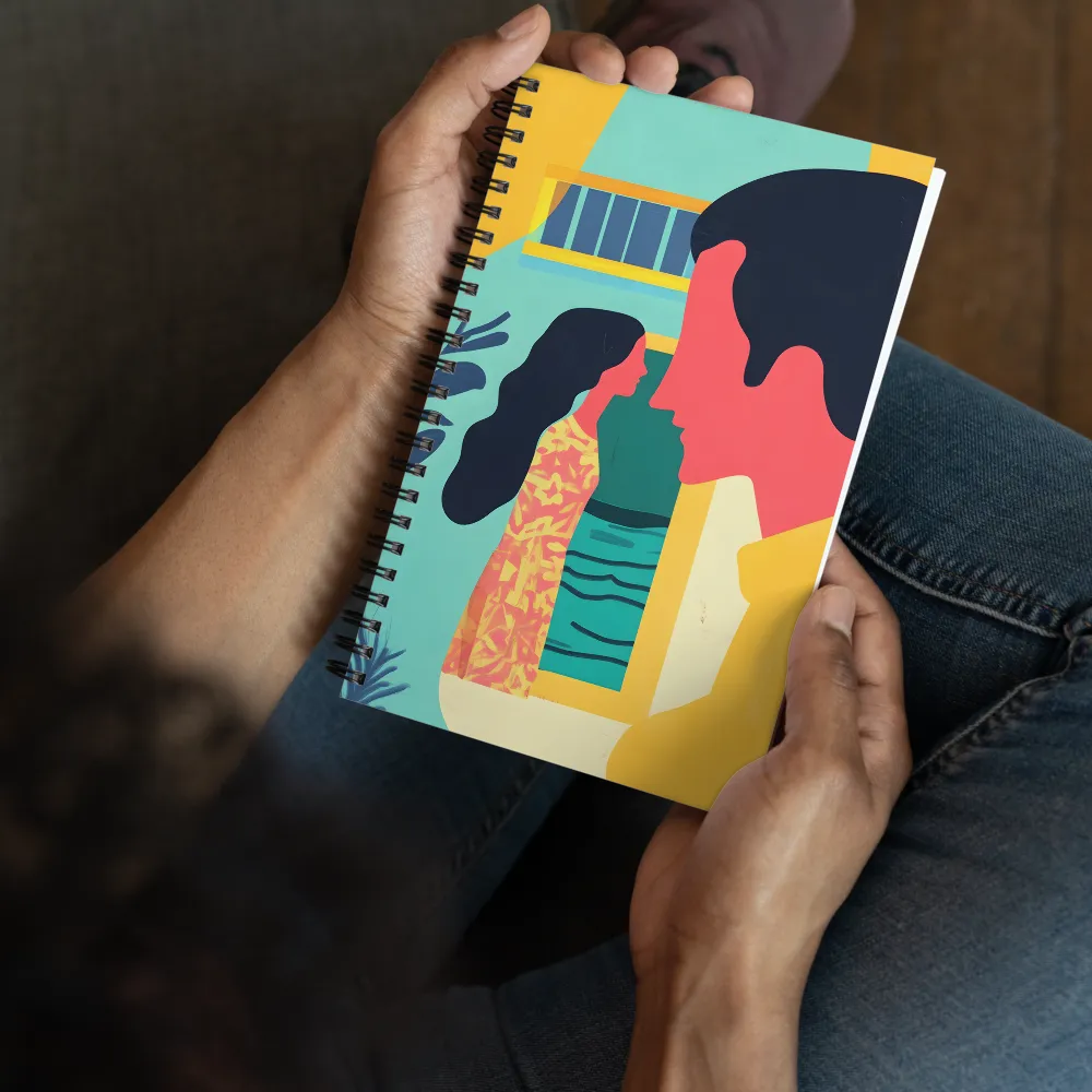Gaze Across 
 Spiral Notebook | 140 pages