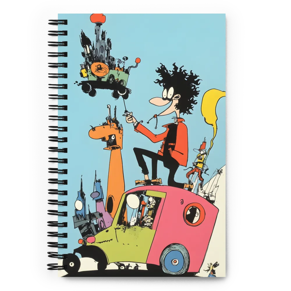 Fantastical Vehicle Adventure 
 Spiral Notebook | 140 pages