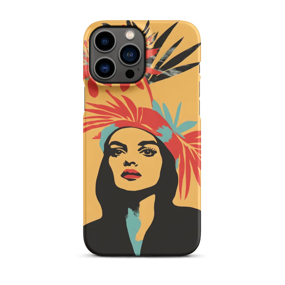 Pop Art Female Portrait | Phone Case