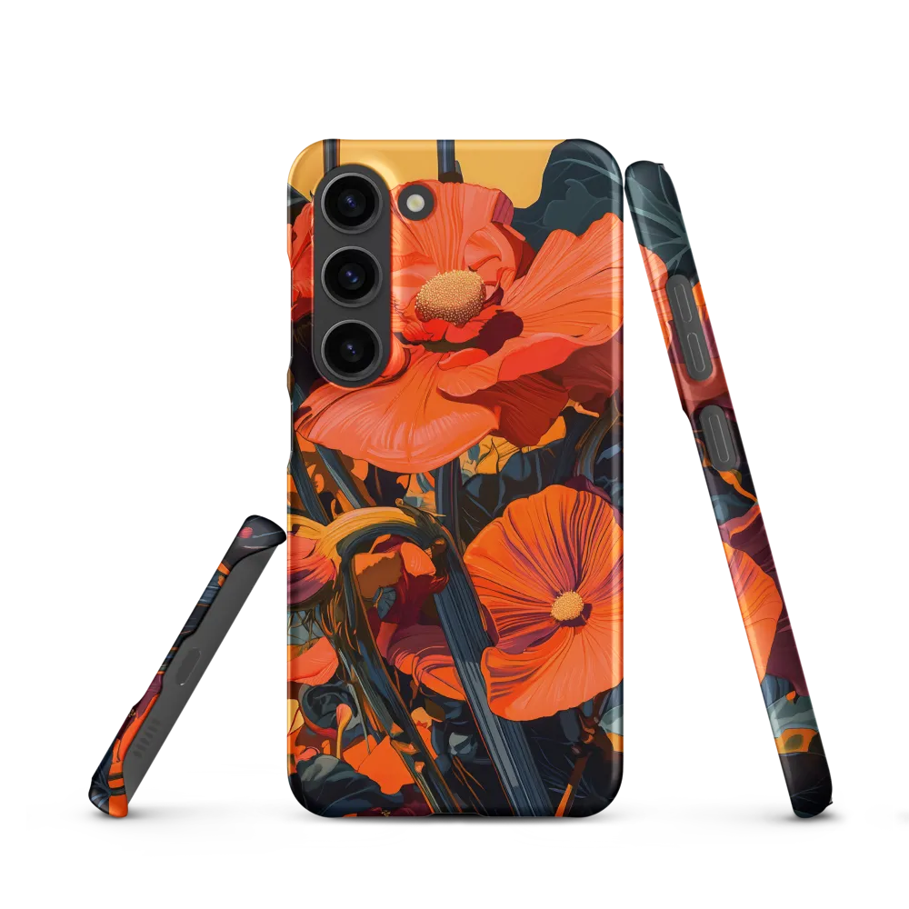 Vibrant Poppy Bloom | Phone Case