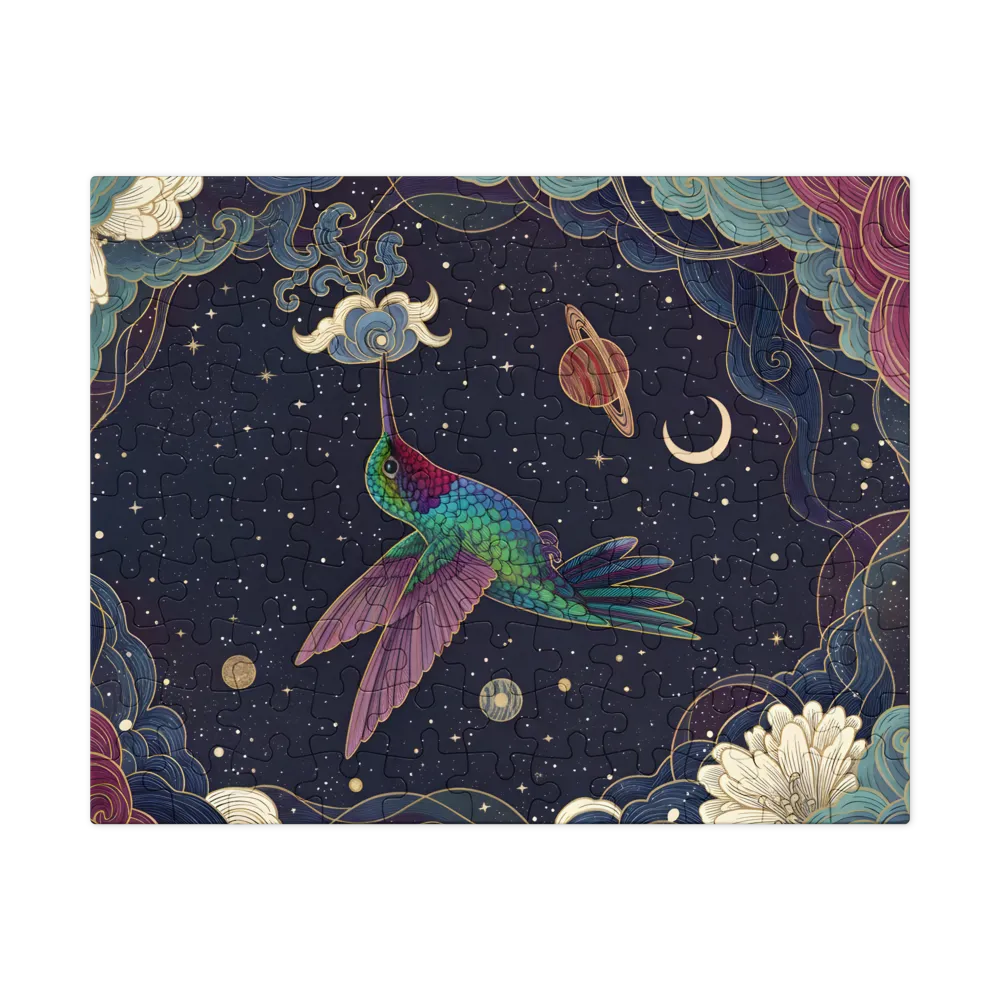 Celestial Hummingbird 
 Jigsaw Puzzle in Tin Box