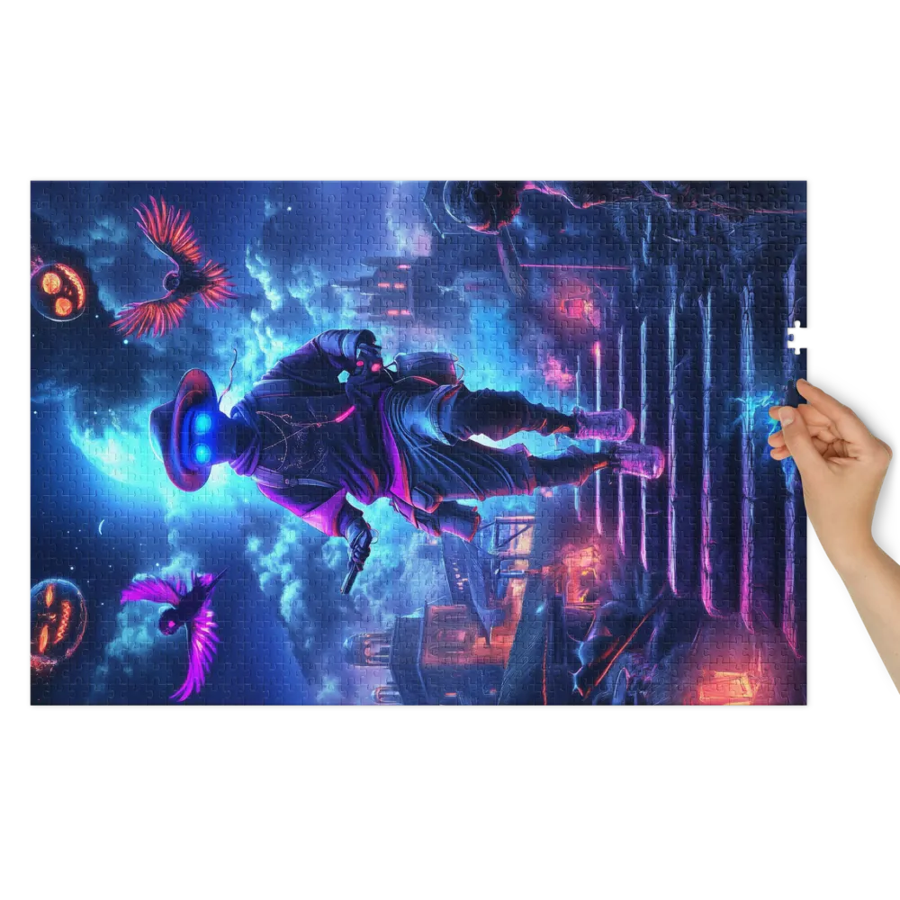Neon Wanderer | Jigsaw Puzzles
