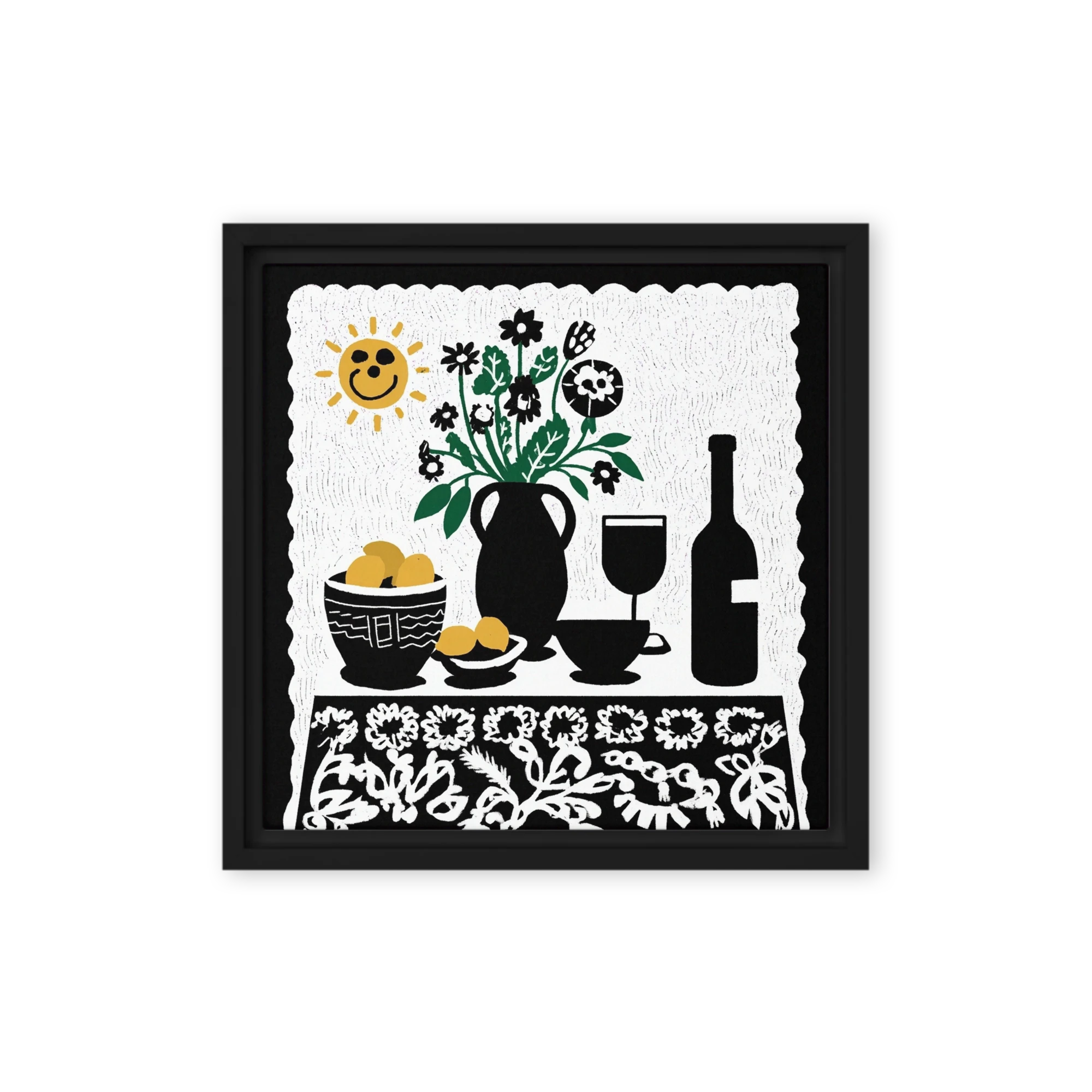 Sunny Still Life with Bouquet | Art Print