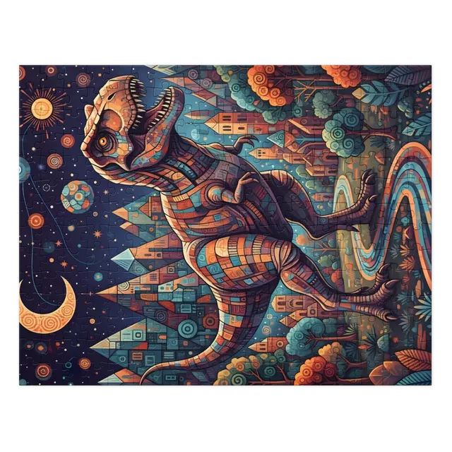 Mosaic T. rex | Jigsaw Puzzles