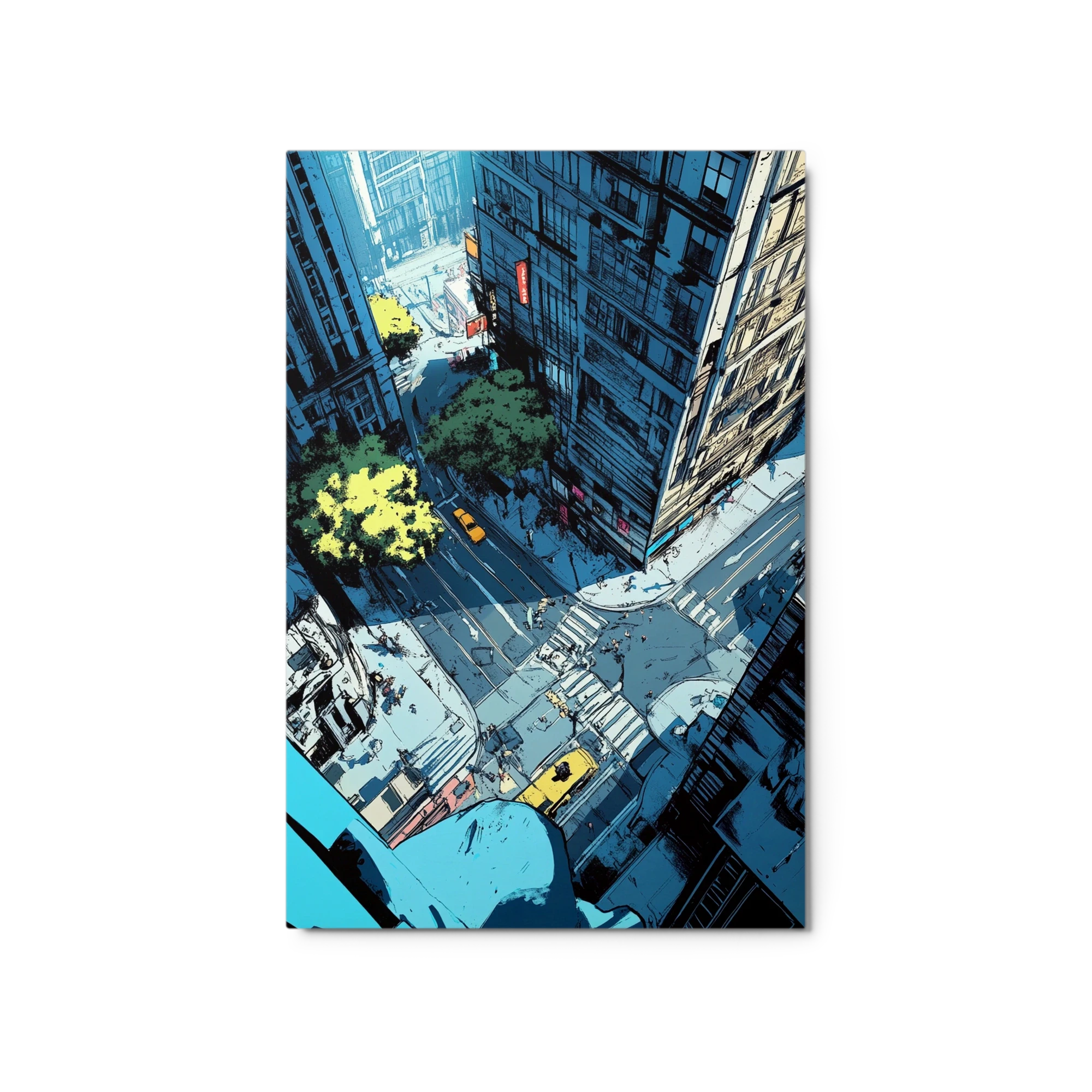 Dynamic Cityscape Illustration