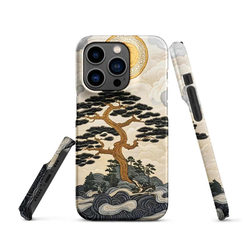 Japanese Tree Landscape with Moon | Phone Case