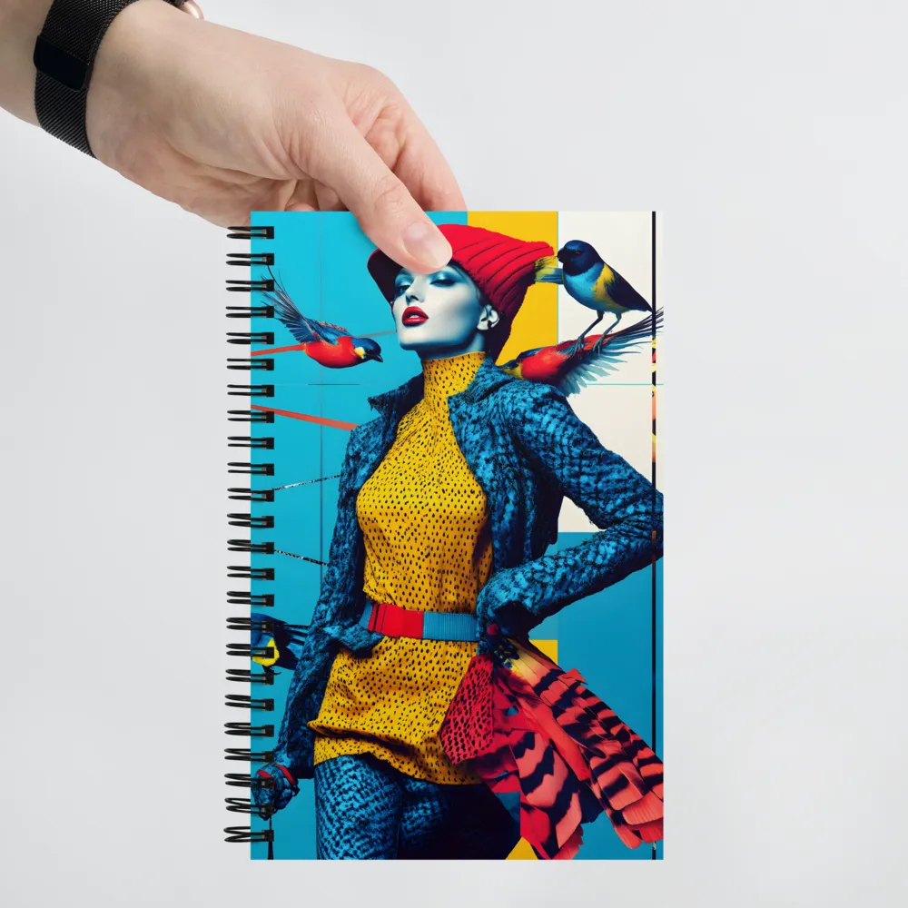 Vibrant Fusion of Nature and Fashion