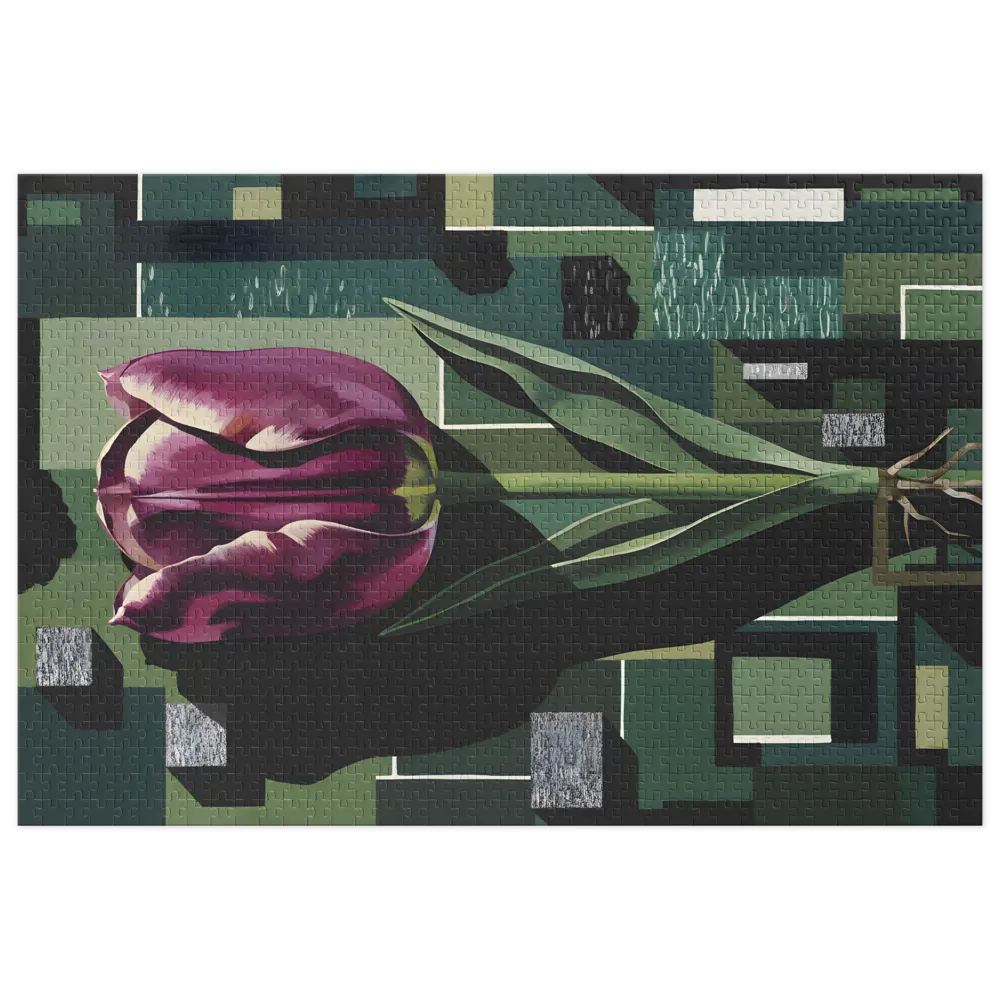 Geometric Tulip | Jigsaw Puzzles