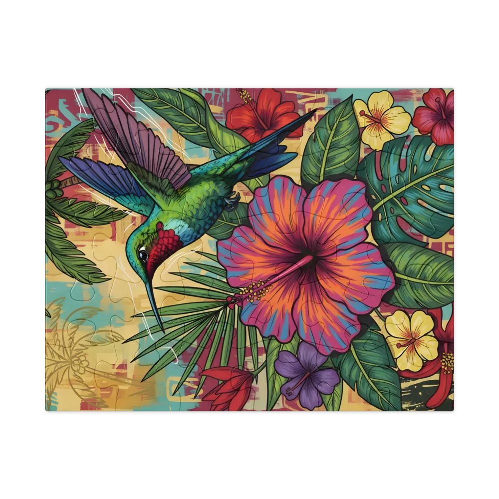 Tropical Nectar 
 Jigsaw Puzzle in Tin Box