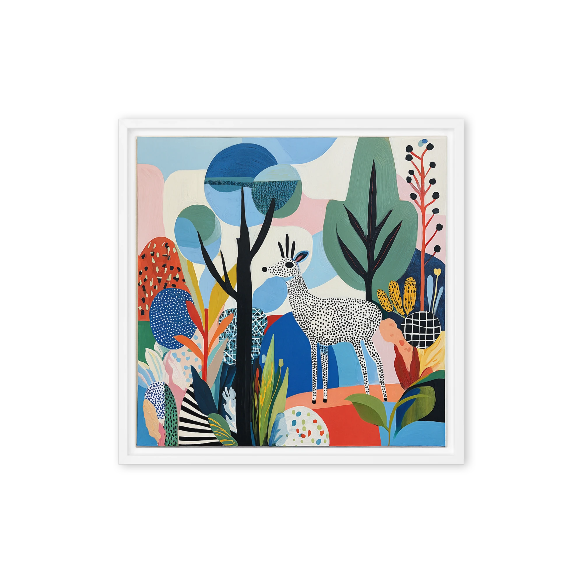 Whimsical Forest Deer