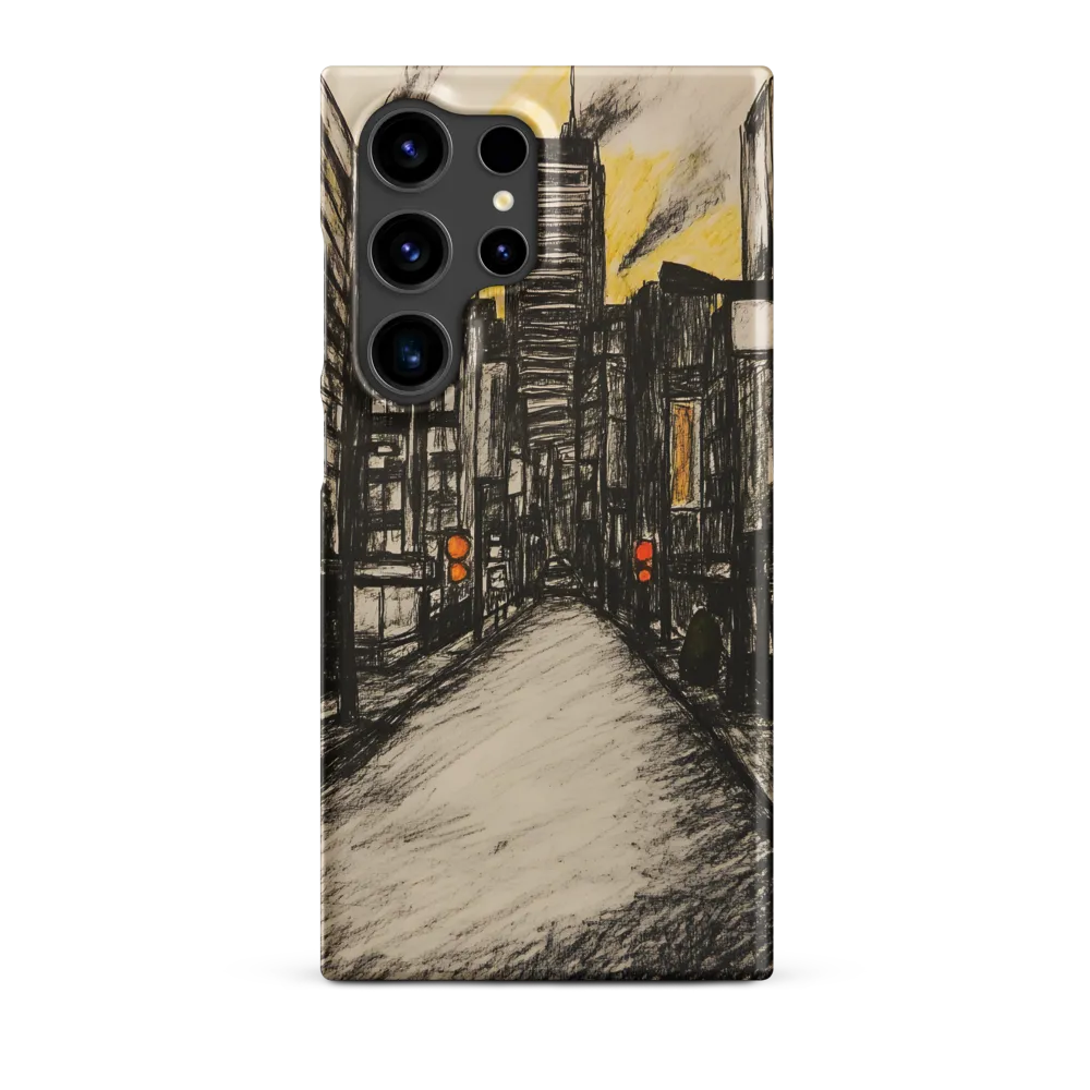 Urban Cityscape Drawing | Phone Case