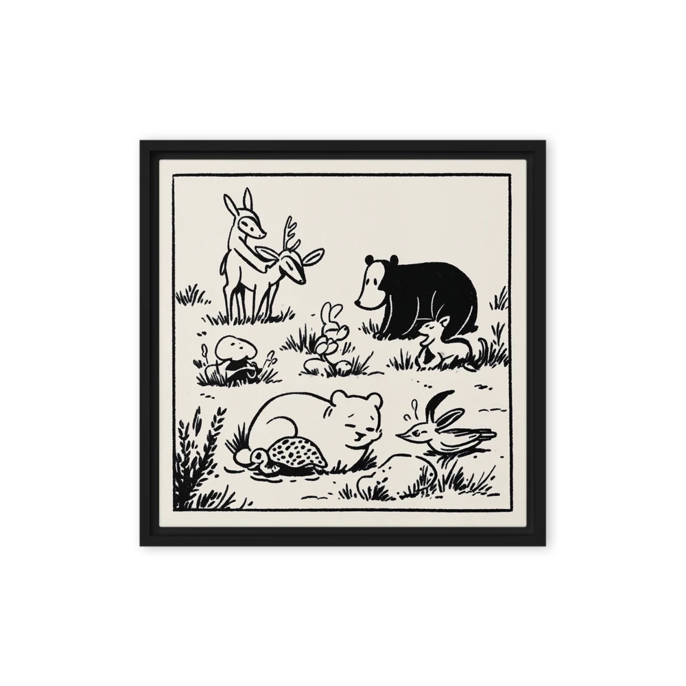 Forest Friends Gathering | Art Print