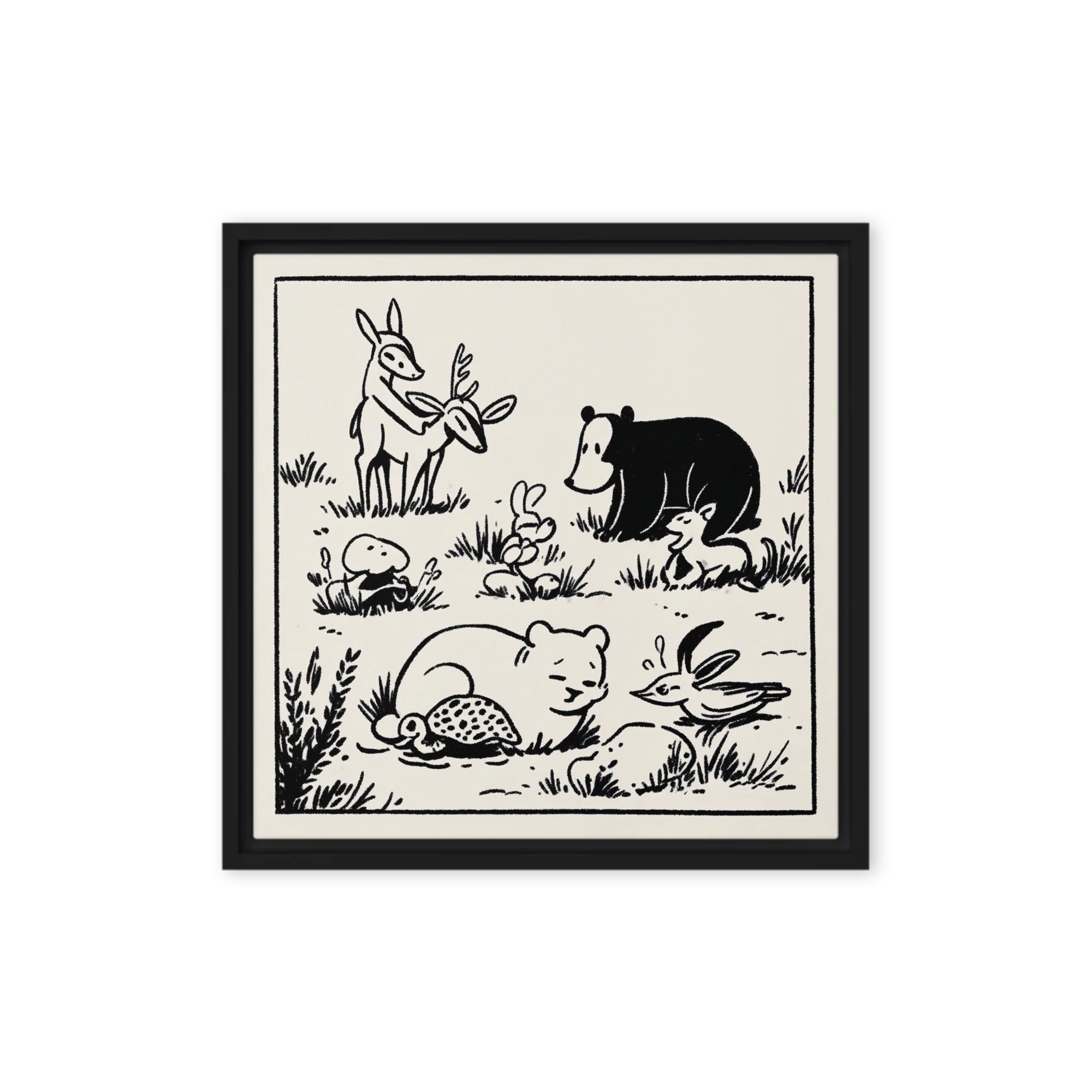Forest Friends Gathering | Art Print