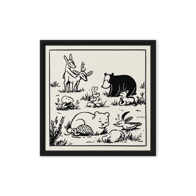 Forest Friends Gathering | Art Print