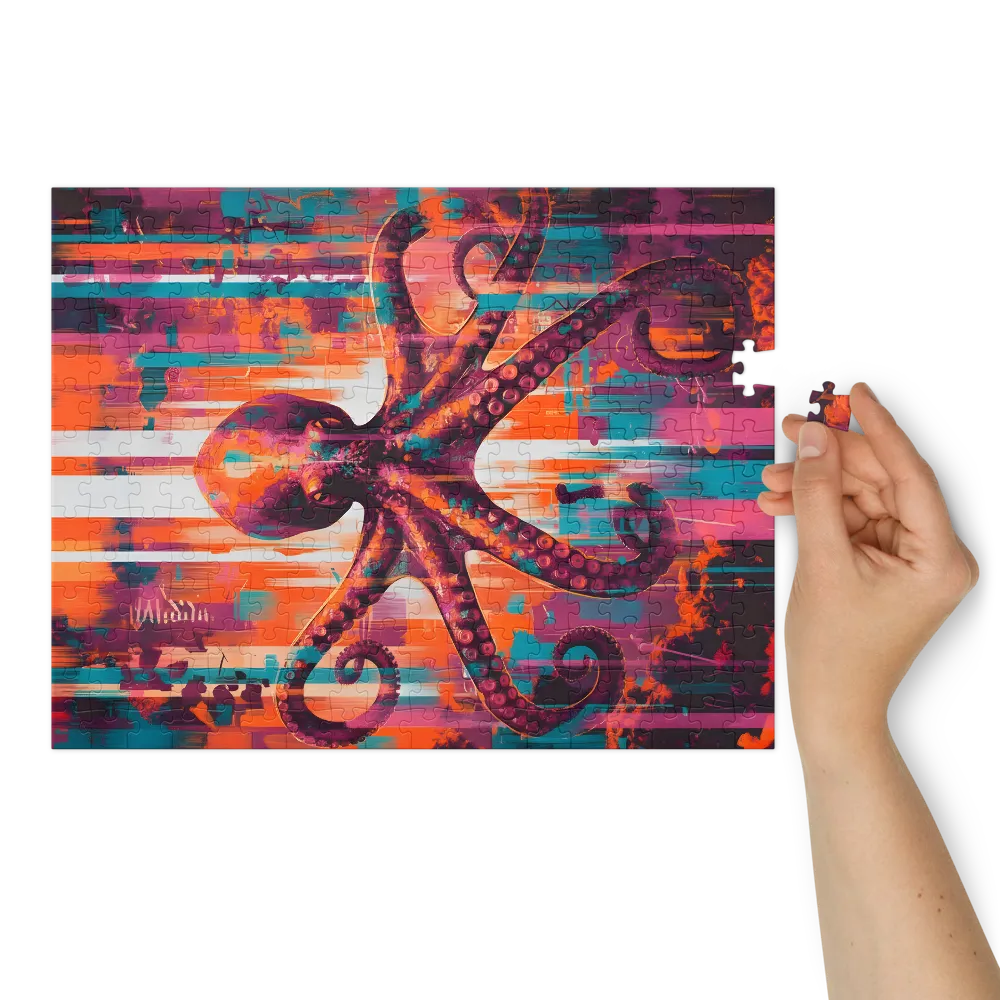 Neon Octopus | Jigsaw Puzzles