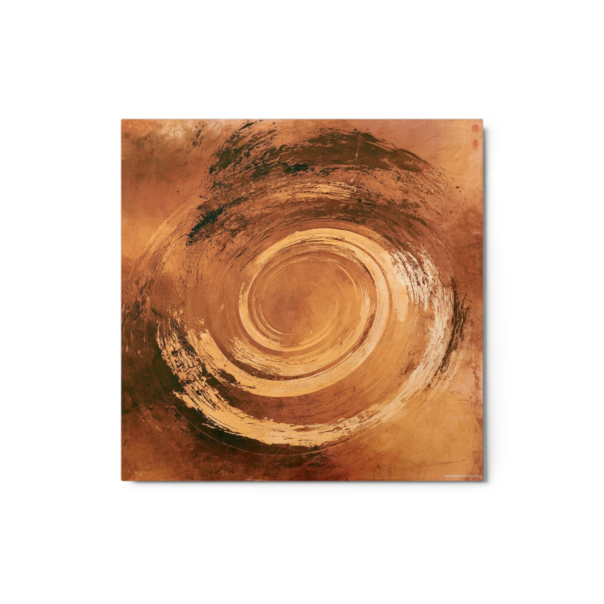 Zen Spiral Brushstroke
