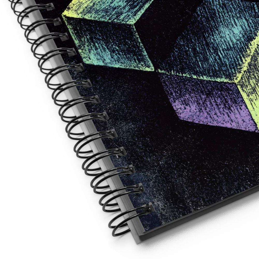 Isometric Cube Illusion 
 Spiral Notebook | 140 pages