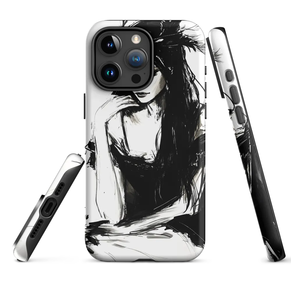 Contemplative Woman | Phone Case