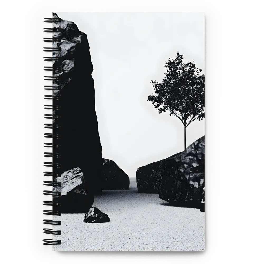 Stark Zen Garden 
 Spiral Notebook | 140 pages
