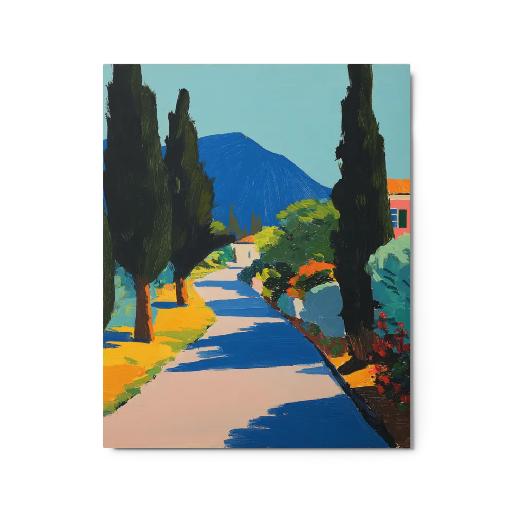 Sunlit Cypress Lane