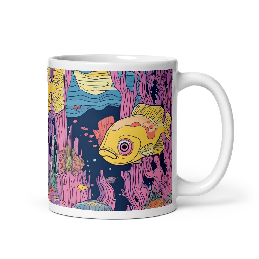 Underwater Scene with Colorful Fish | Mug