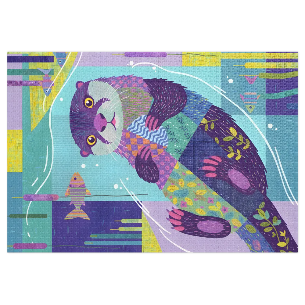 Patchwork Otter | Jigsaw Puzzles
