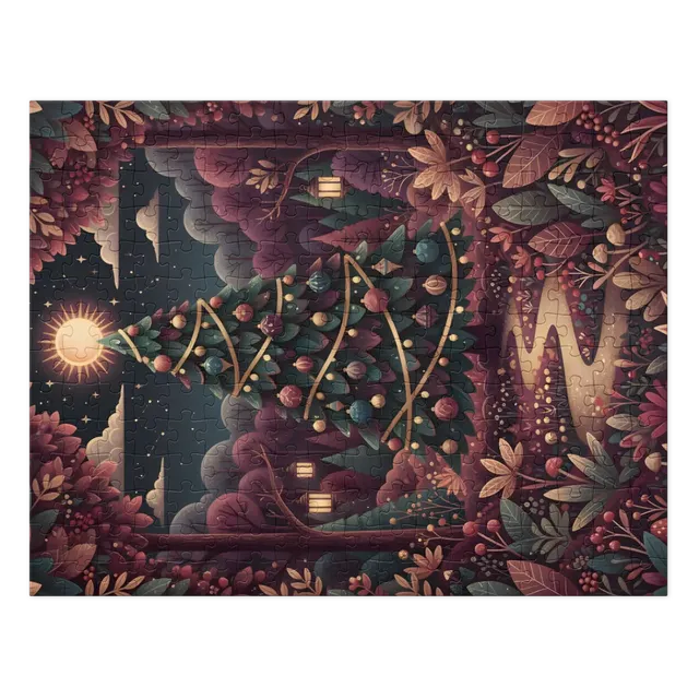 Moonlit Christmas Tree | Jigsaw Puzzles