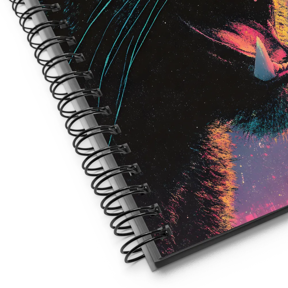 Neon Night Predator 
 Spiral Notebook | 140 pages