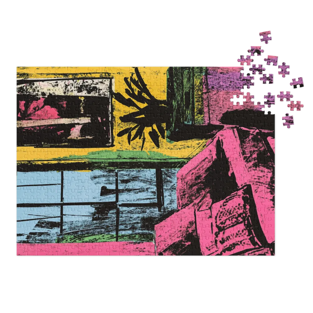 Paleta Pop Interior 
 Puzzle en caja de metal