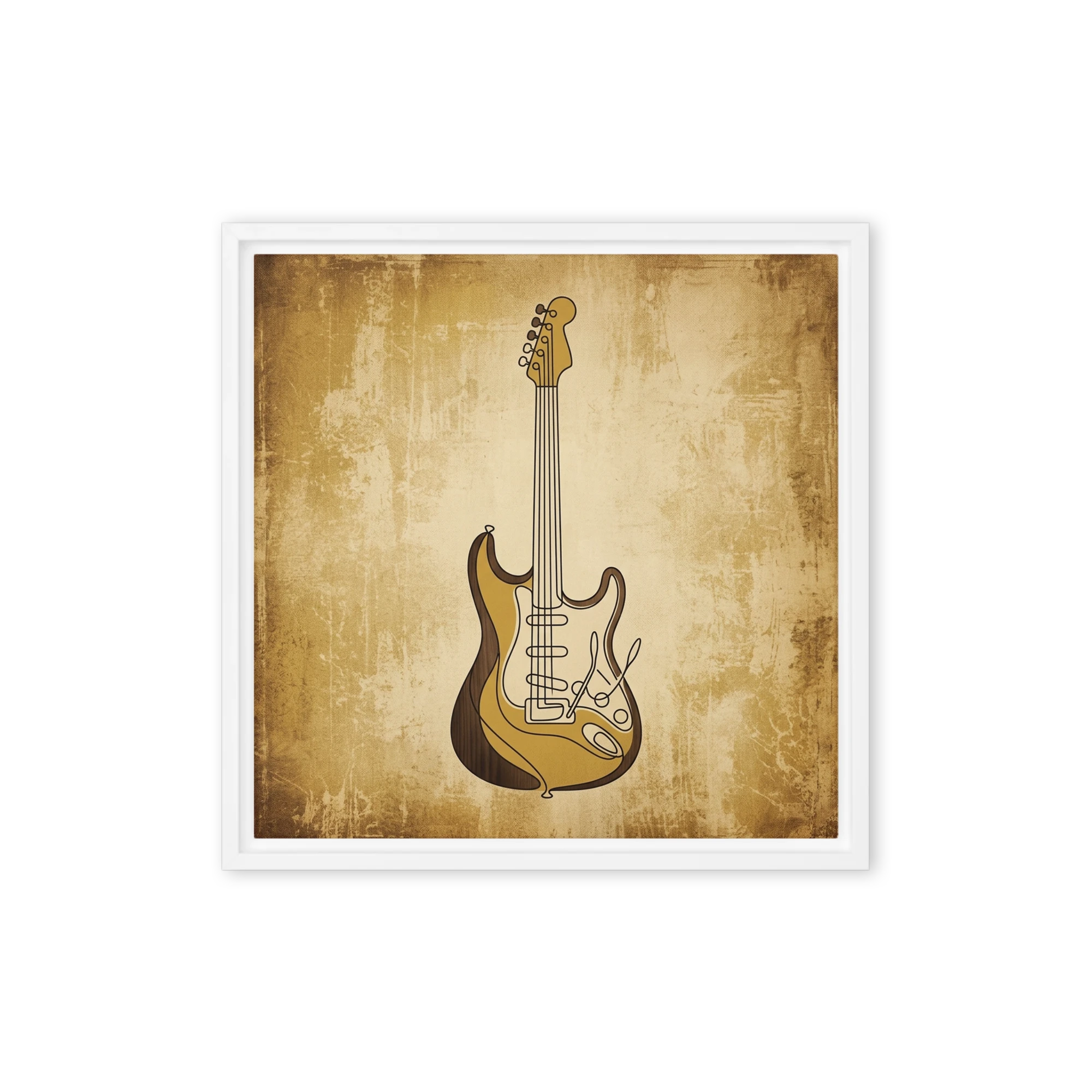 Ochre Melody | Art Print