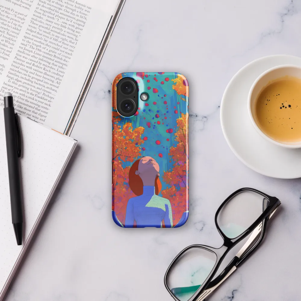 Autumn Dream: Floating Orbs 
 Samsung Galaxy S25 | Snap Case