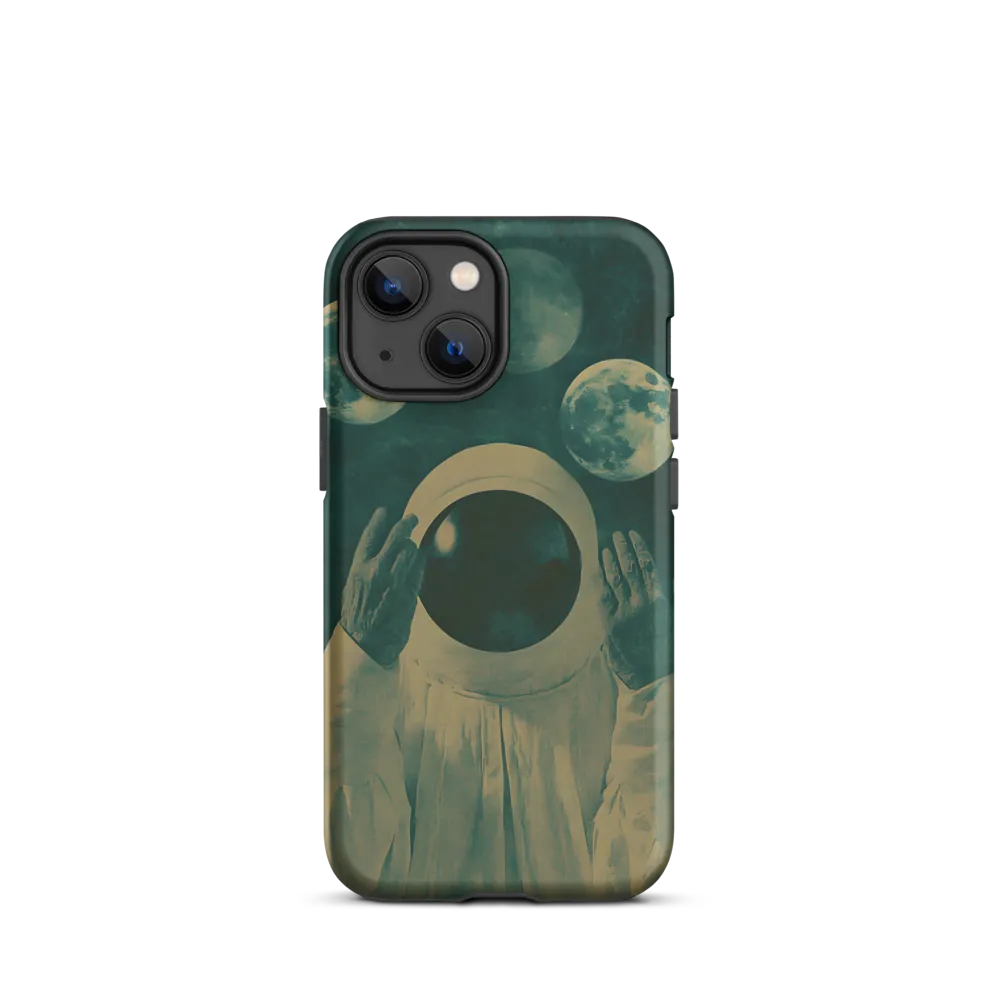 Surreal Astronaut with Moons | Phone Case