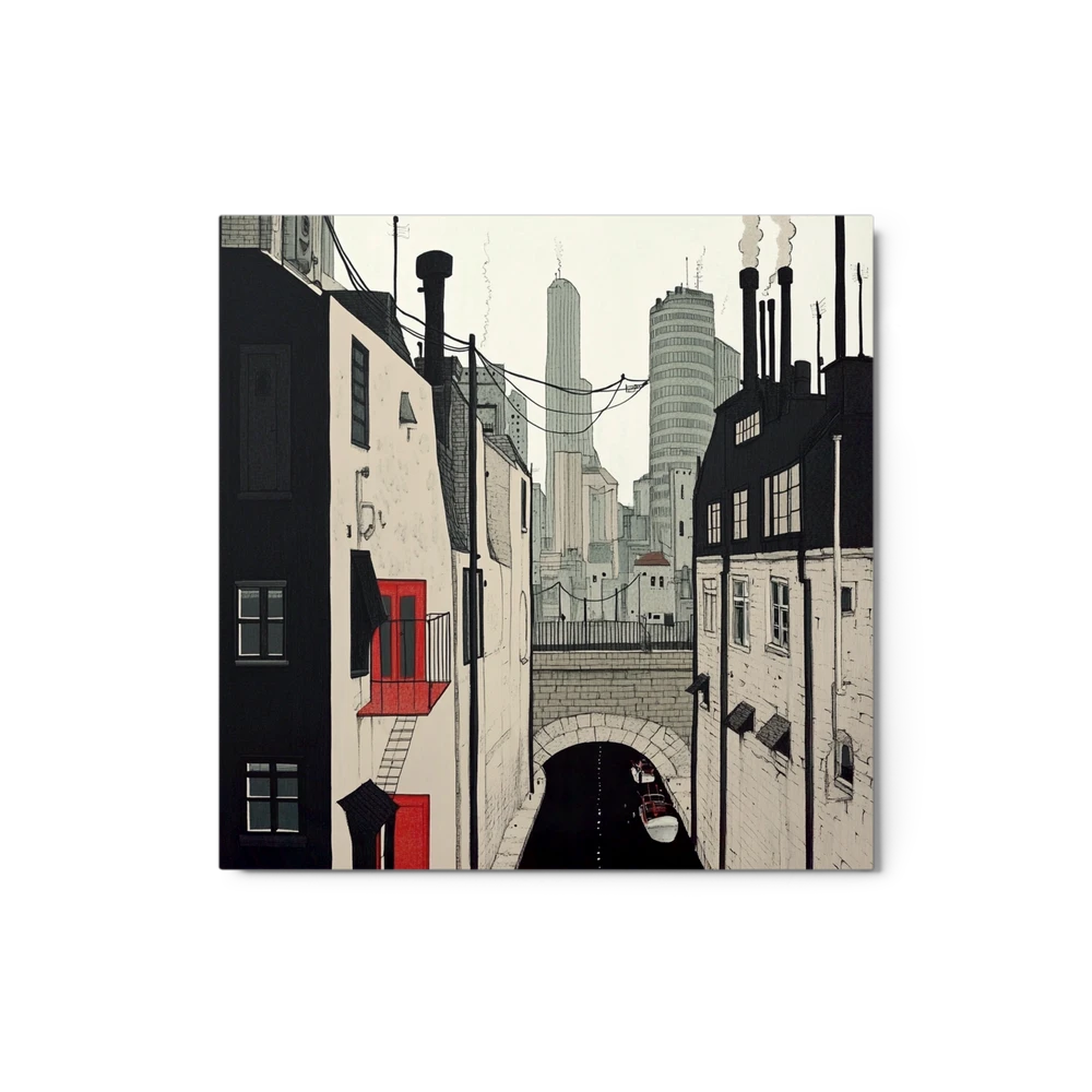 Red Door Alley | Art Print