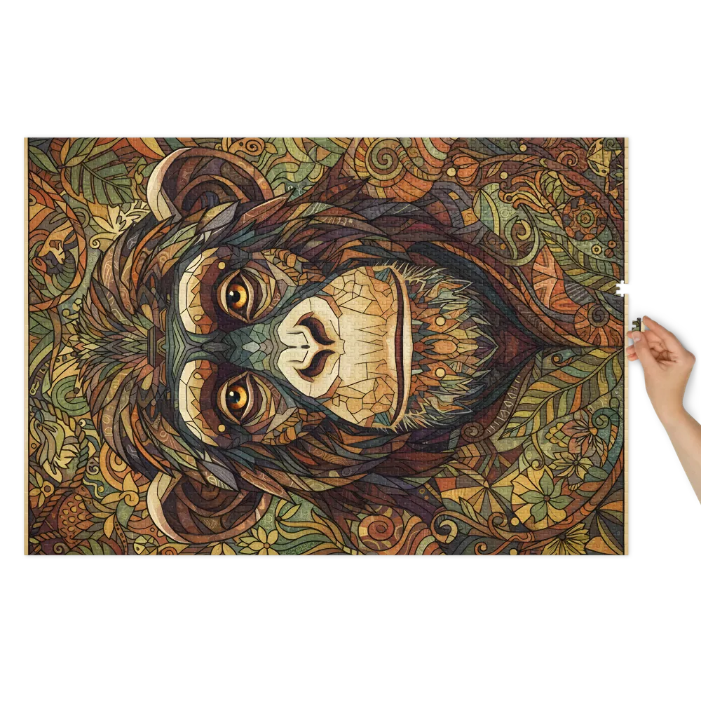 Ornamental Chimpanzee | Jigsaw Puzzles