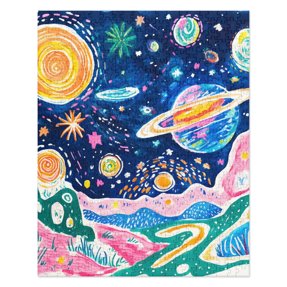 Cosmic Landscape Fantasy 
 Jigsaw Puzzle