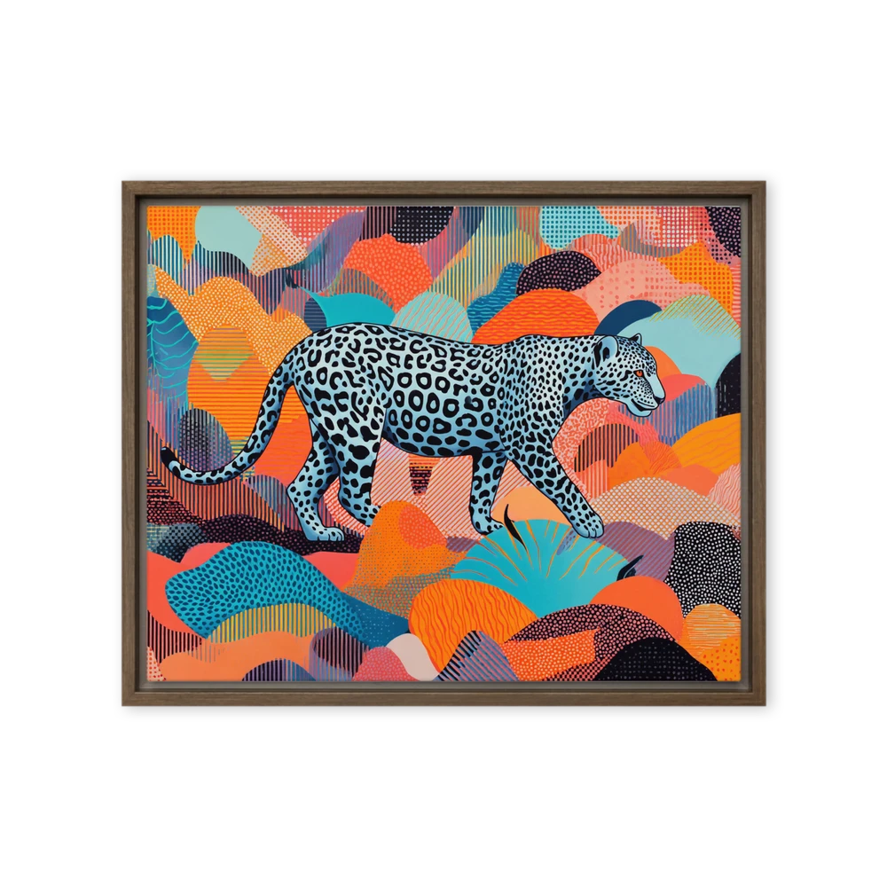 The Neon Leopard | Art Print