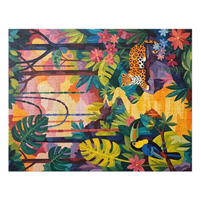 Vibrant Jungle Harmony | Jigsaw Puzzles