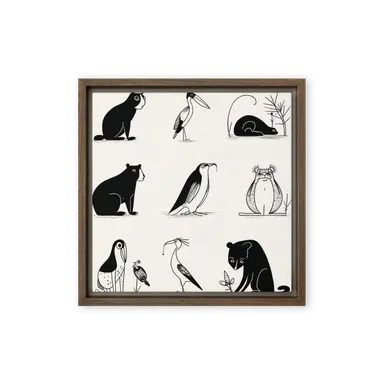 Graphic Black & White Wall Art — Bold & Graphic