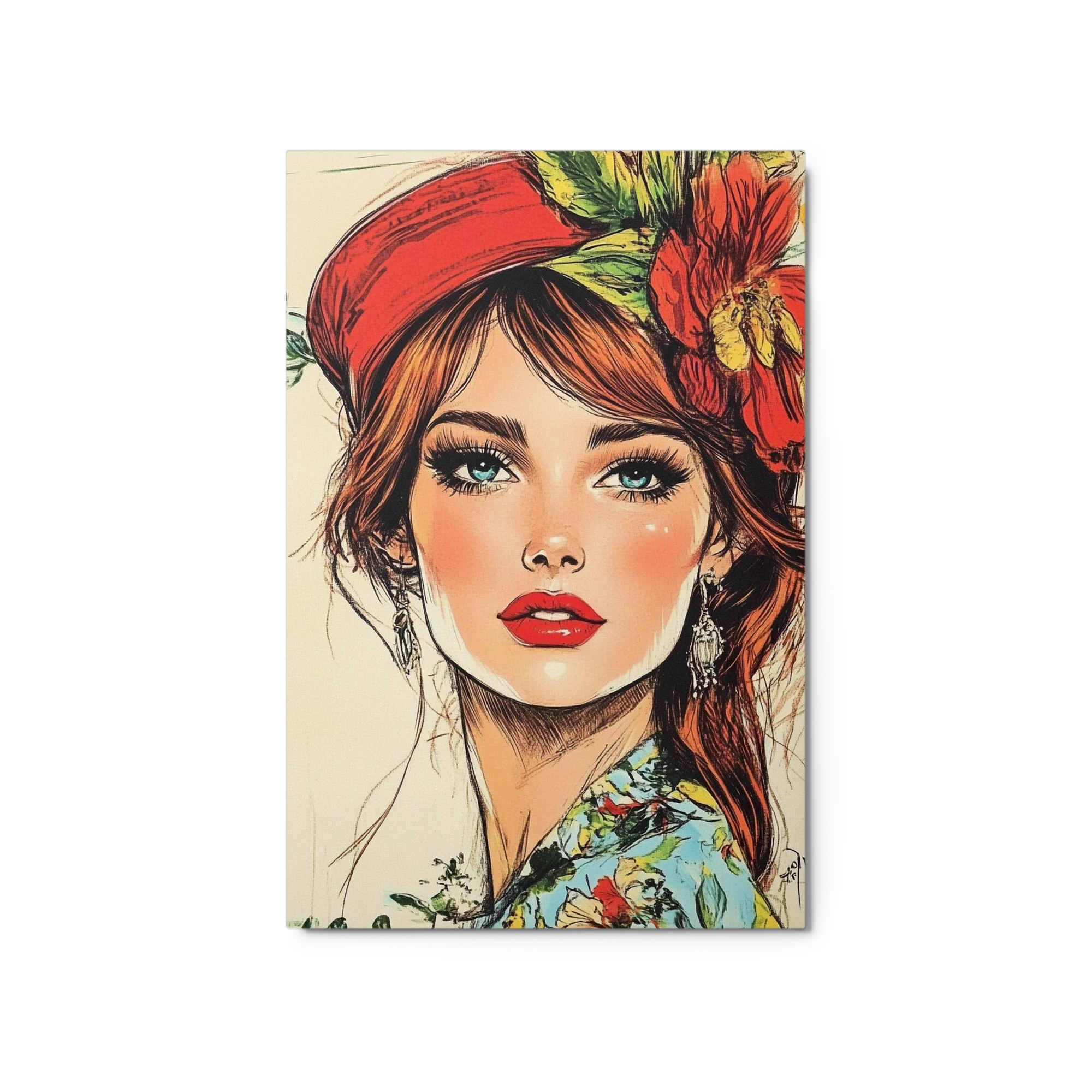 Colorful Woman Portrait