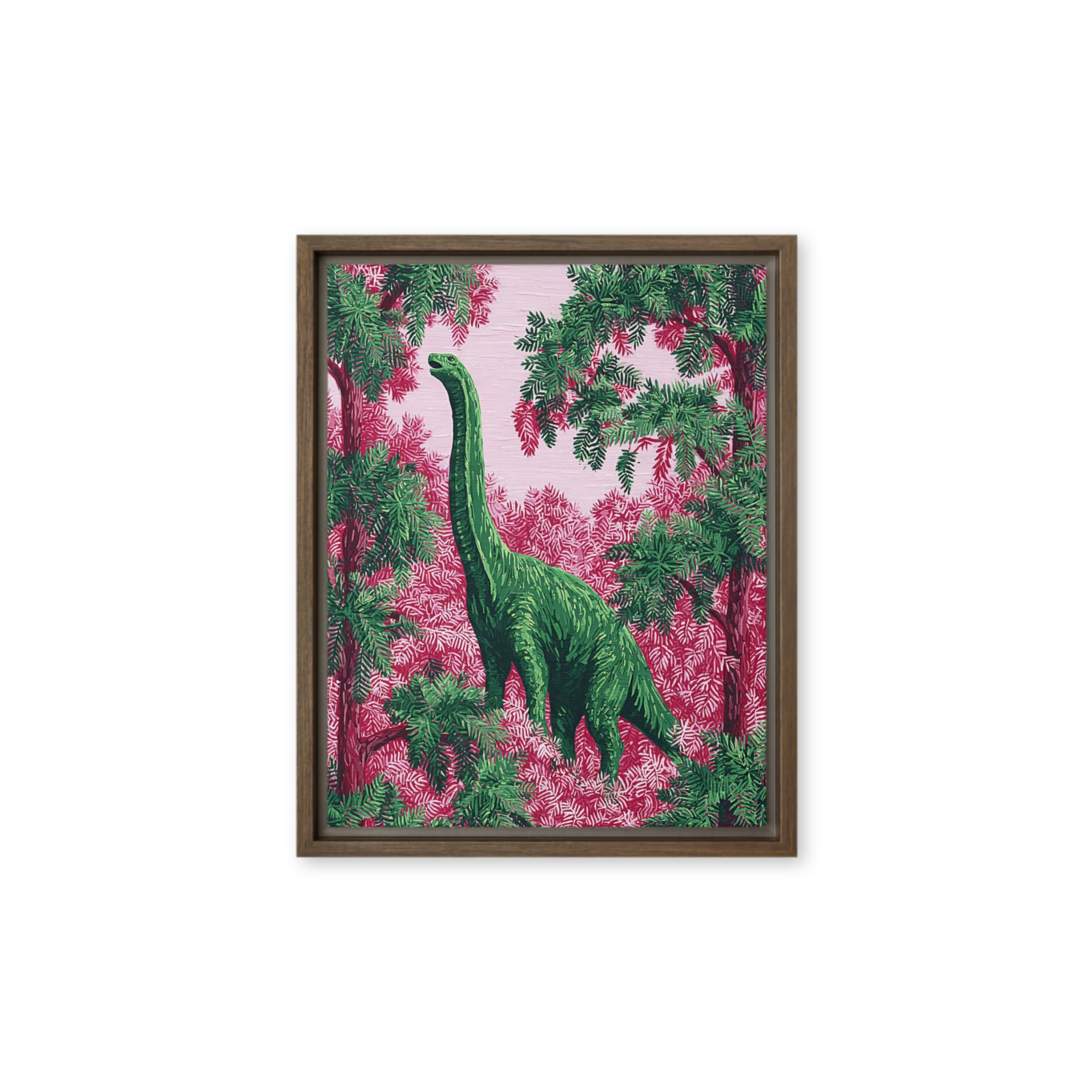Sauropod in Pink Forest