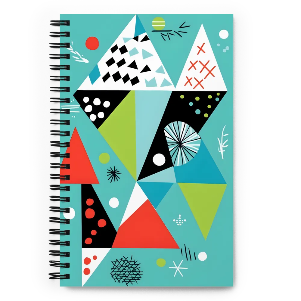 Mid-Century Geometric Abstraction 
 Spiral Notebook | 140 pages