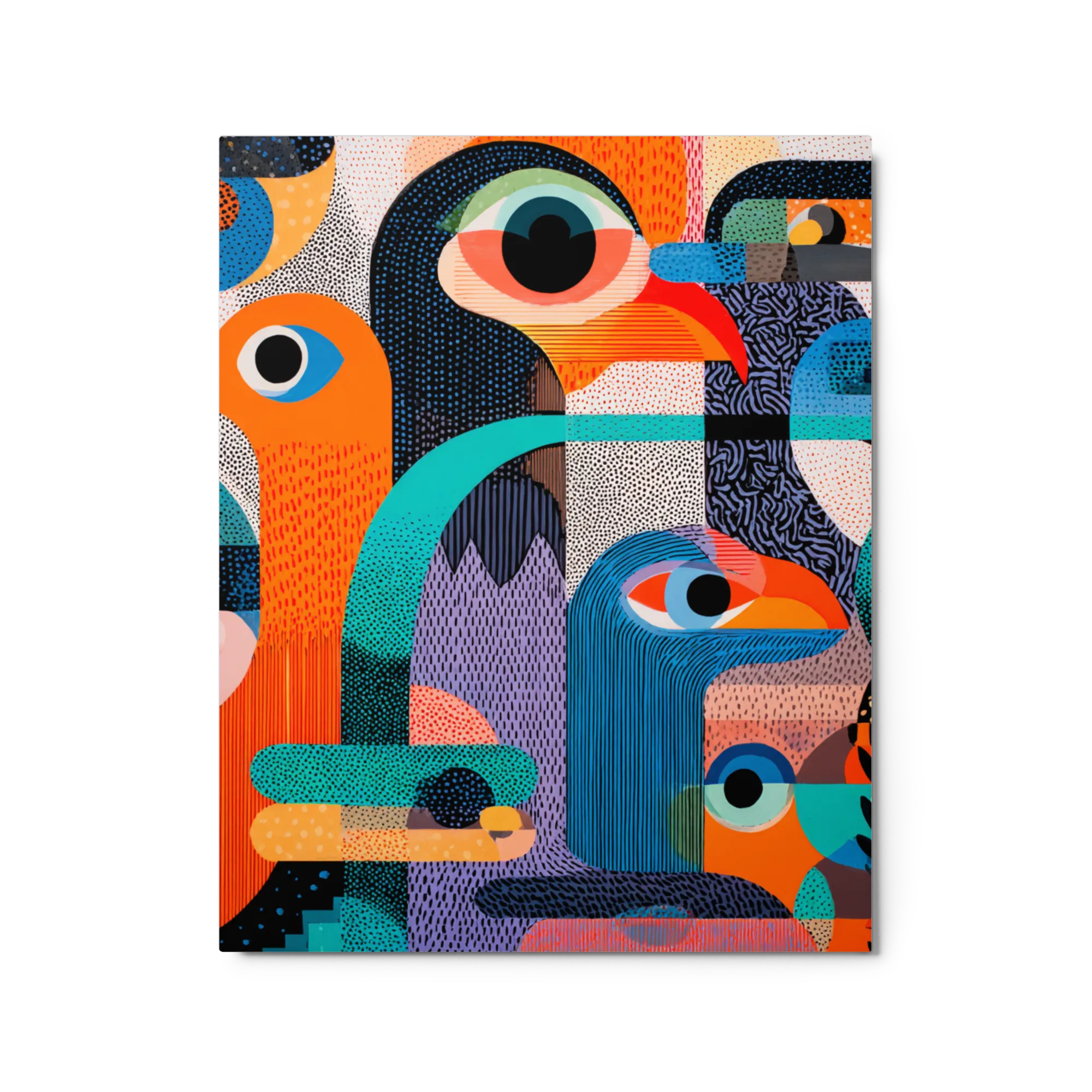Playful Geometric Birds