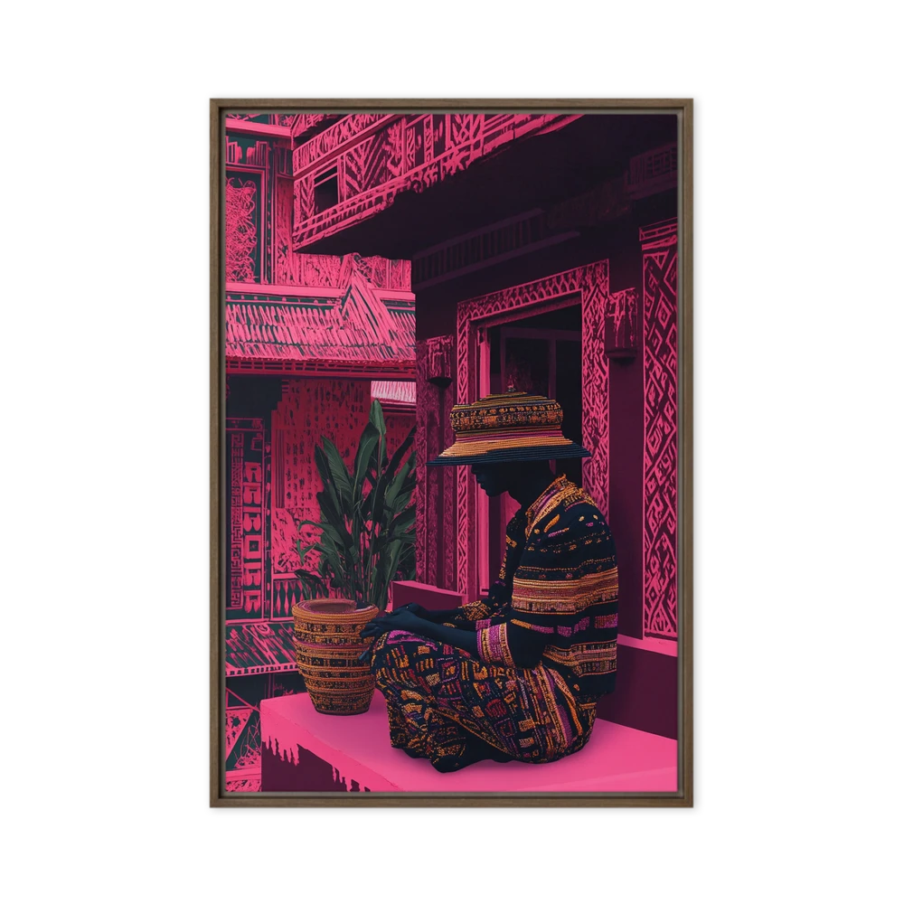 The Meditative Weaver | Art Print
