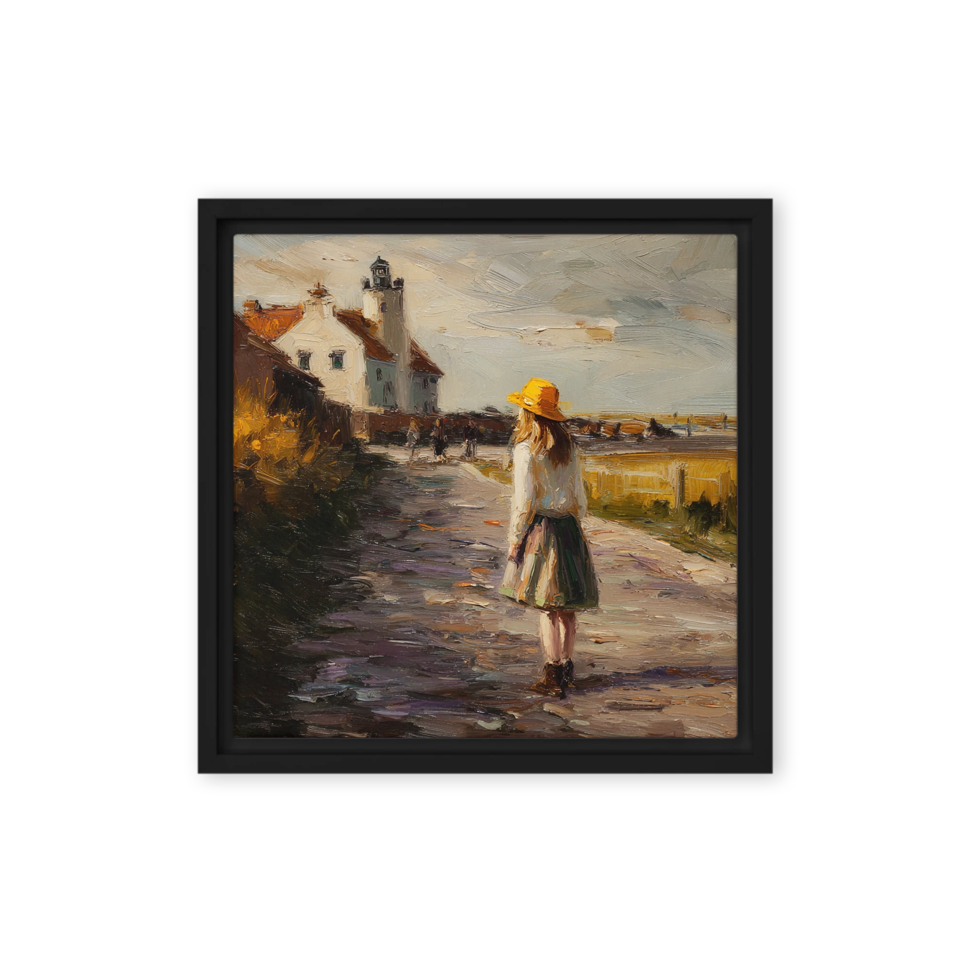 The Solitary Walk to the Lighthouse
