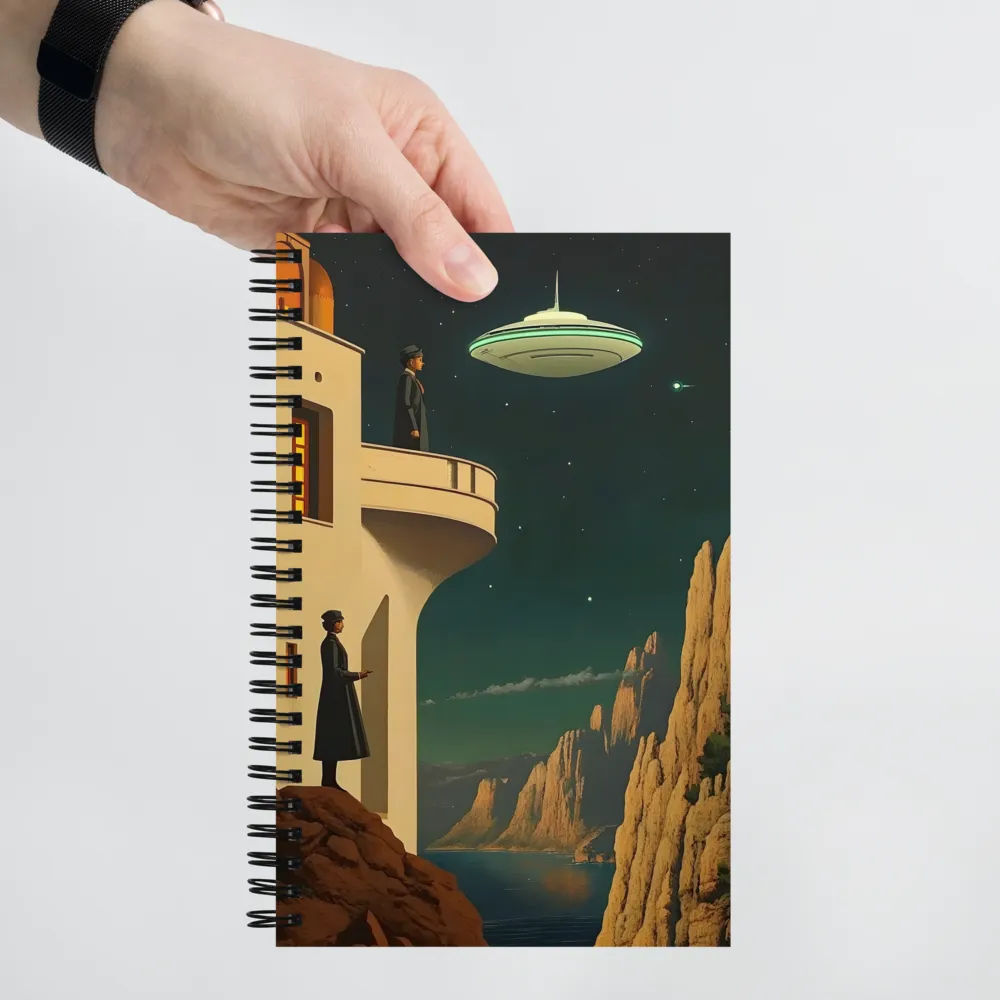 Nocturnal Encounter 
 Spiral Notebook | 140 pages