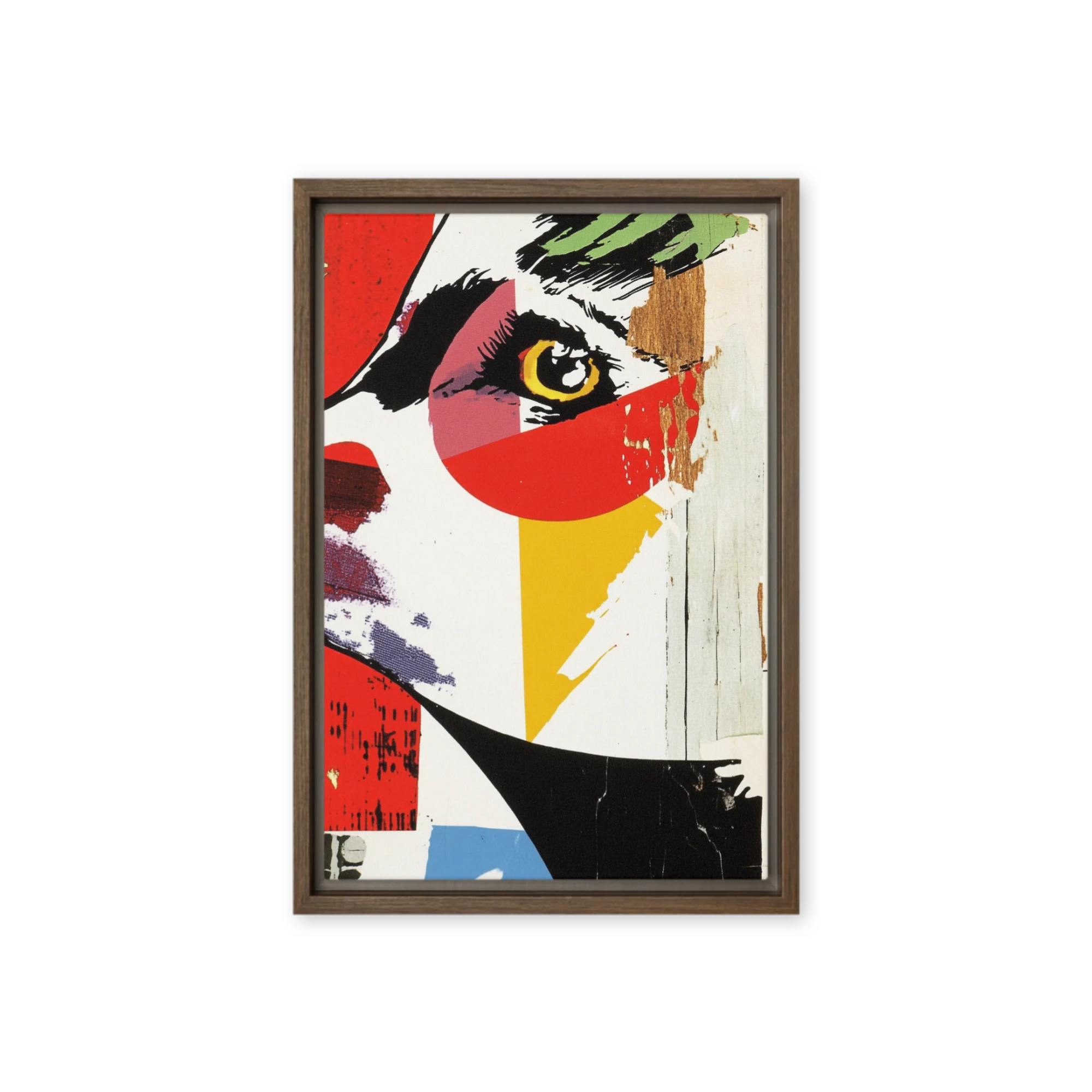 Abstract Face Collage