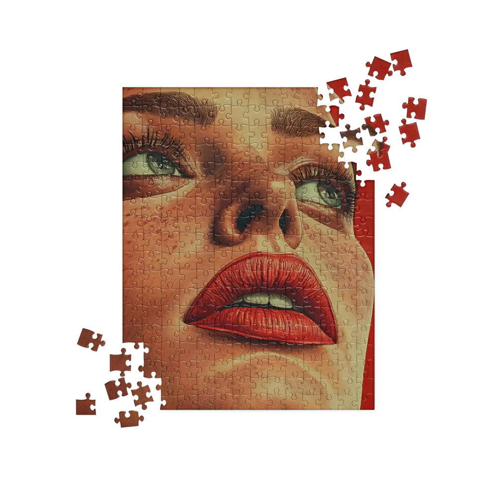 Intense Gaze Portrait 
 Jigsaw Puzzle