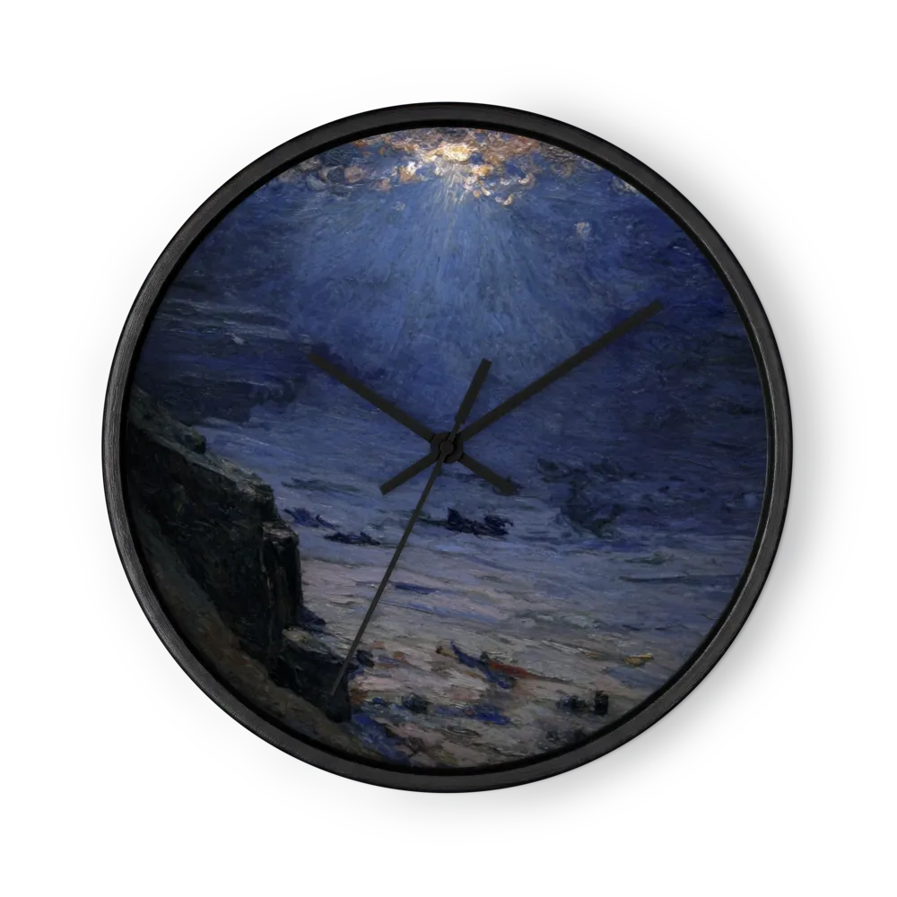 Light Above the Dark Sea | Wall Clock